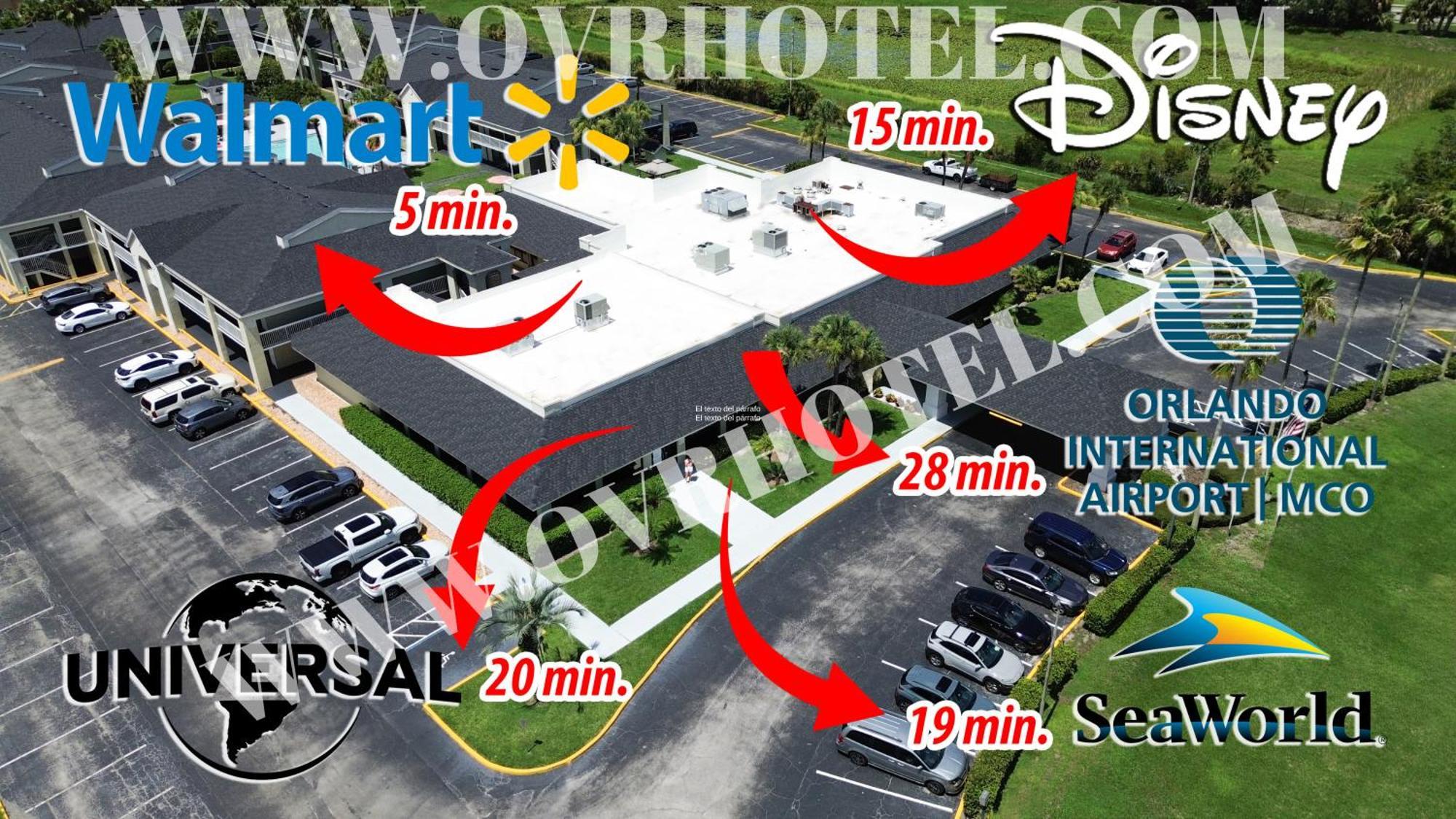 Hotel Room Near Disney 4 People Kissimmee Bagian luar foto